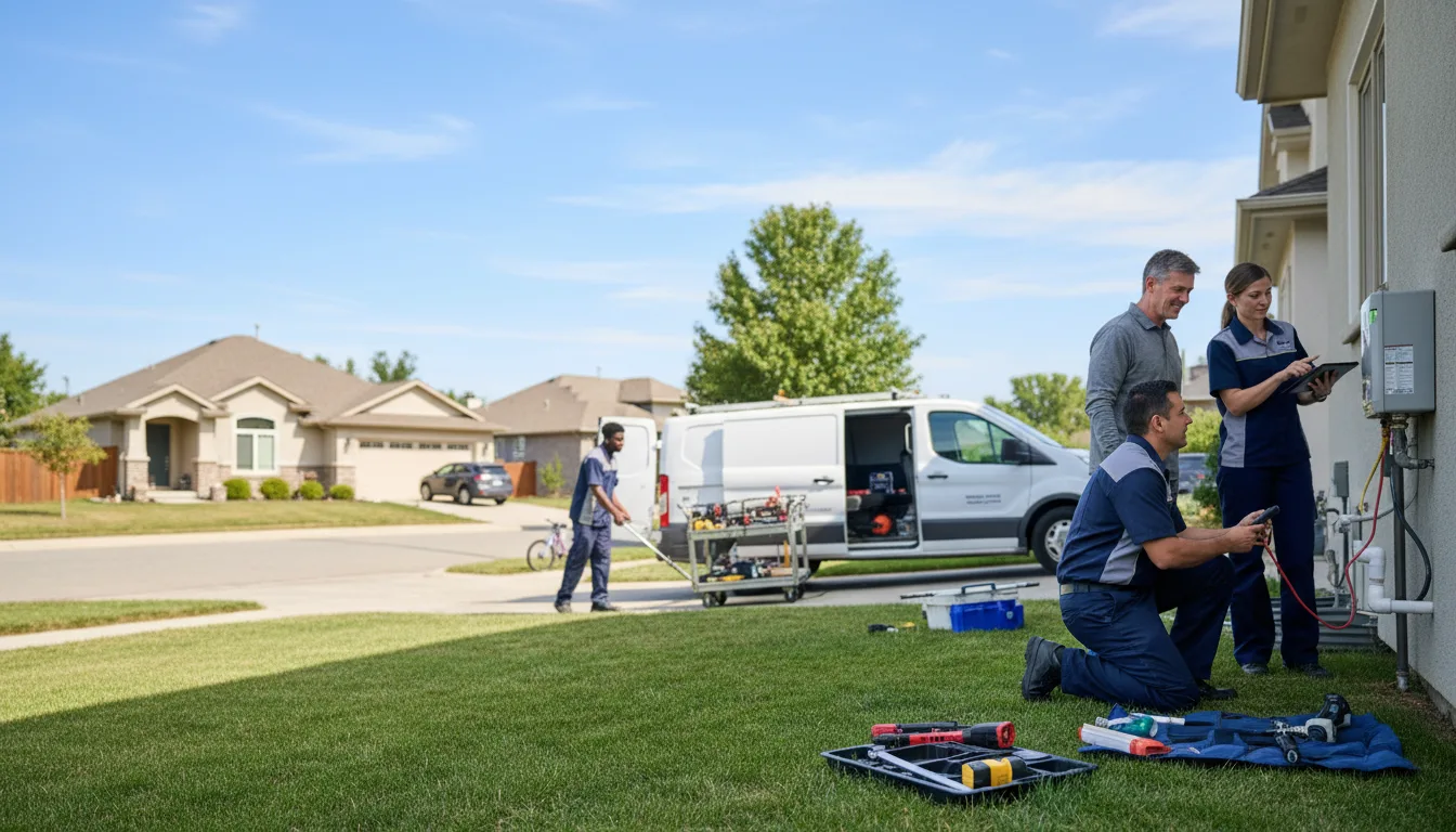 Tankless water heater service in Maryville, IL